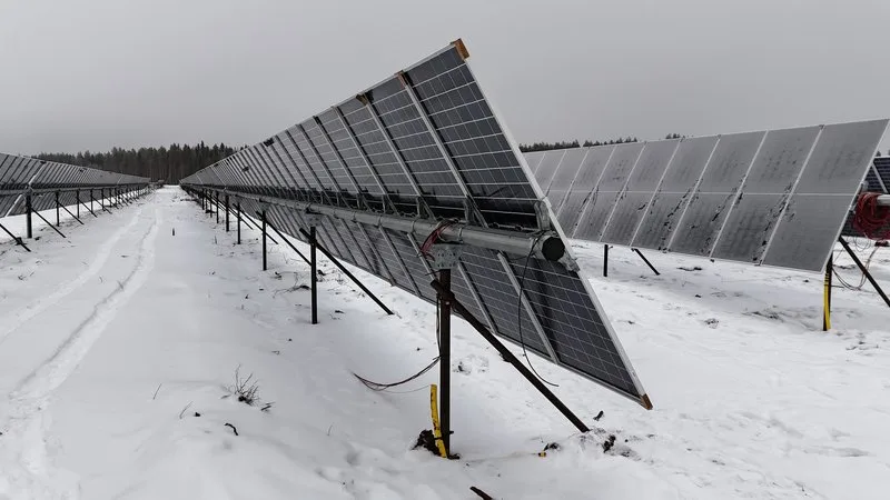 Solar farm screw pile foundations