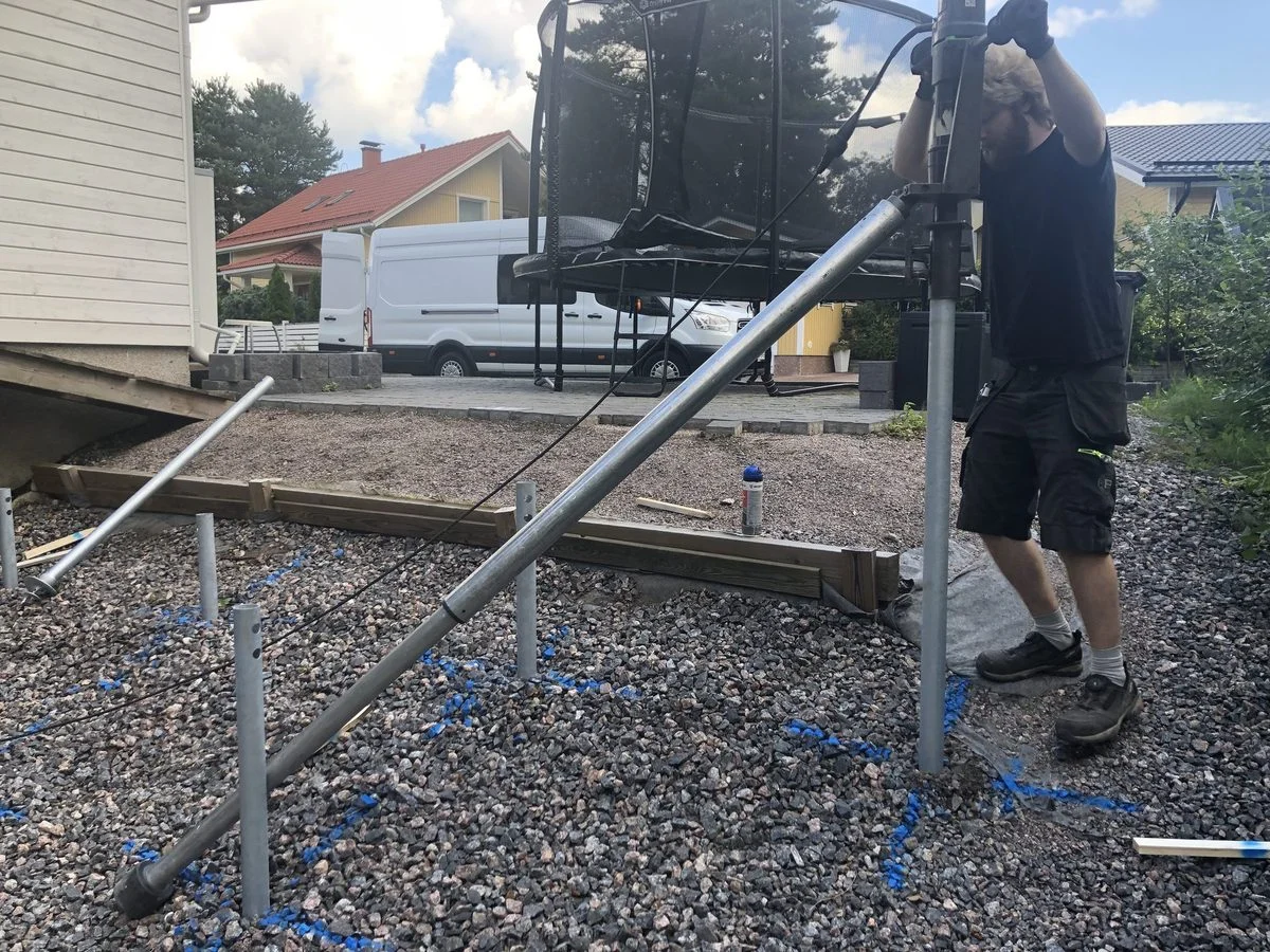 Jatkopuomi ruuvipaaluasennukseen