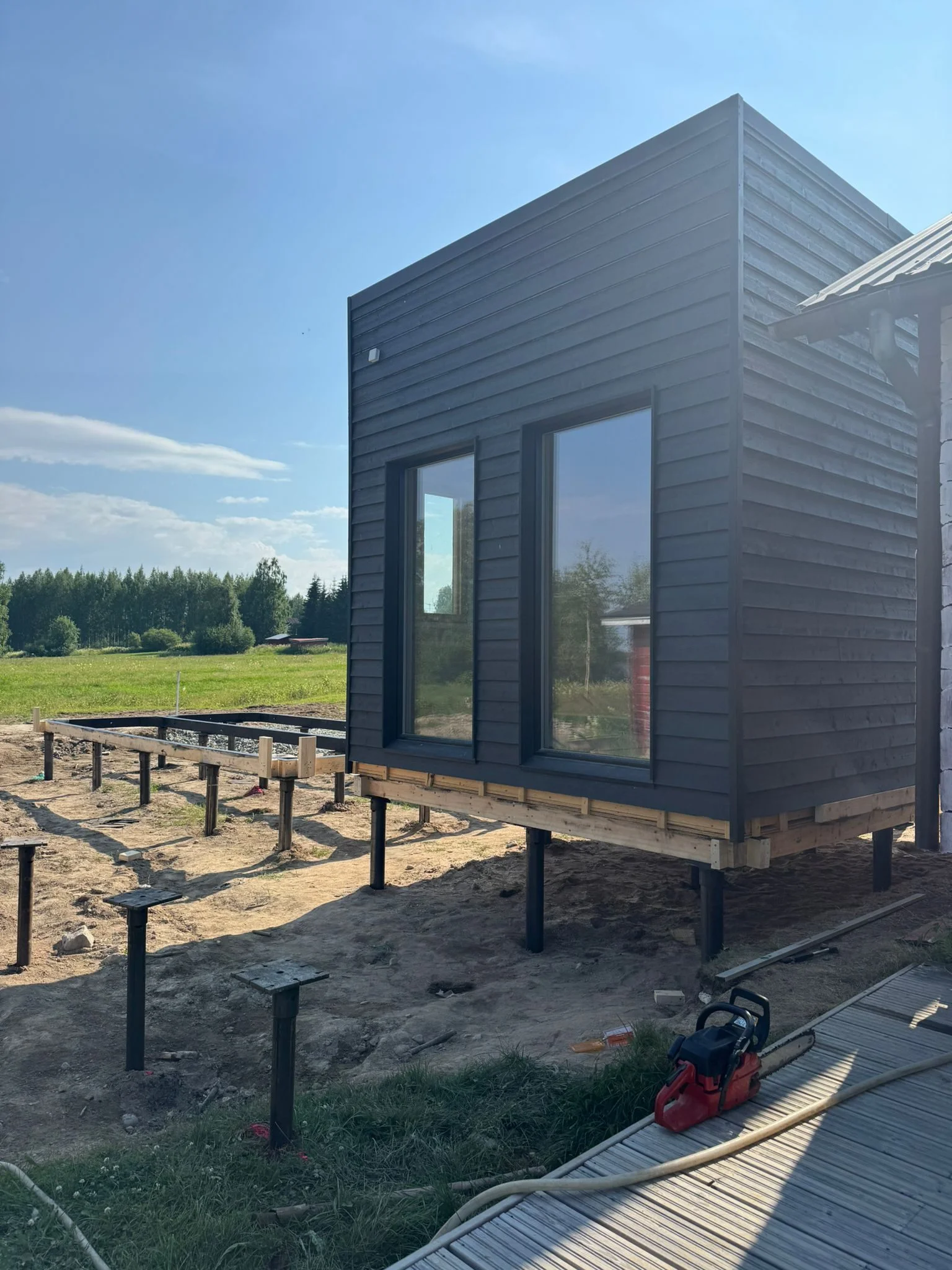 Ter&auml;spaaluperustus rakennukselle