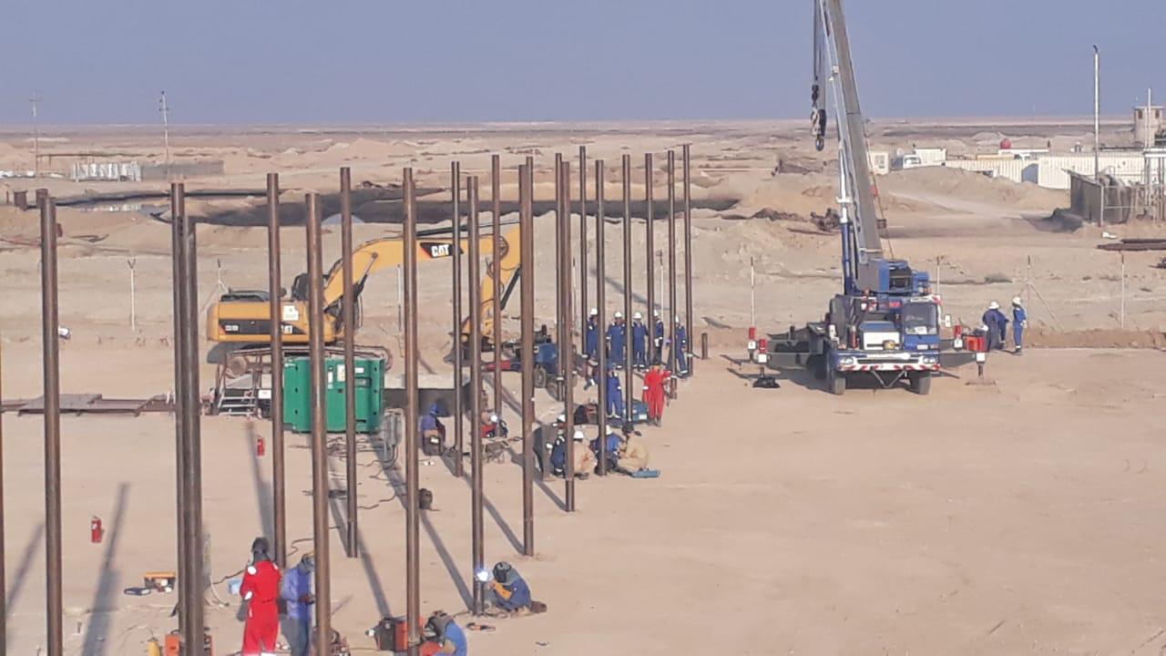 &Ouml;ljyputkilinjan perustukset