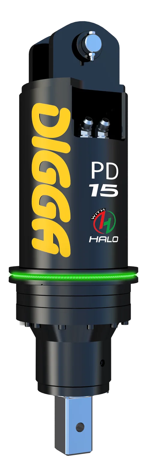 Digga PDH15 pyöritysmoottori HALO-seurannalla