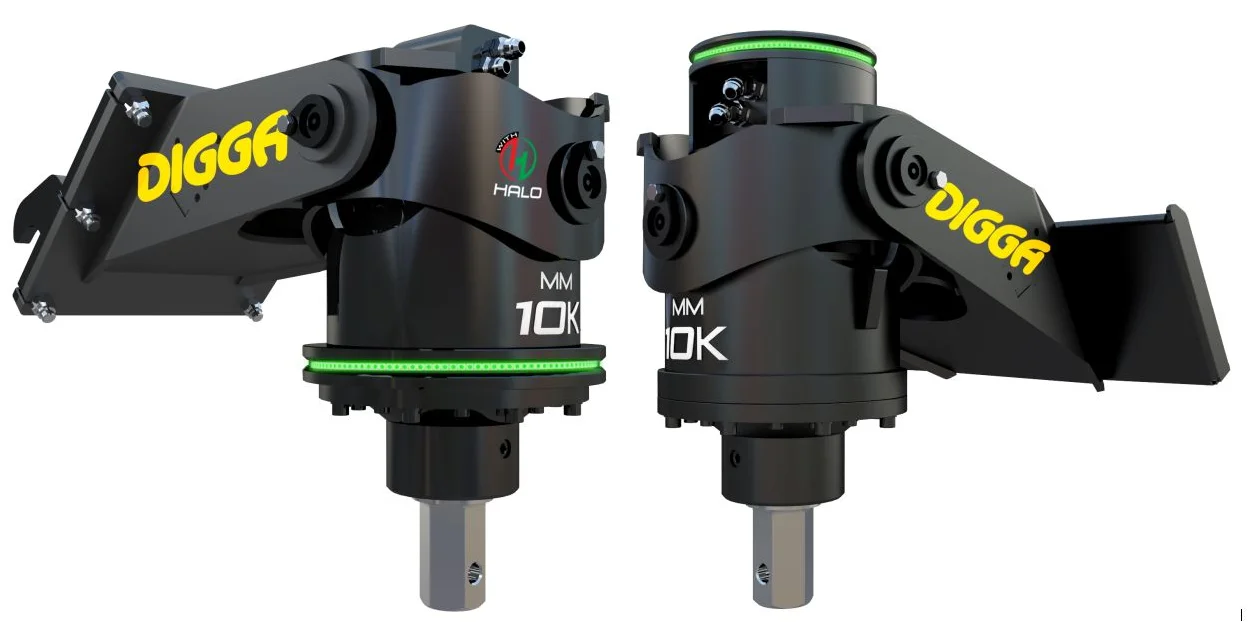 Digga MM 10K -paalutuspora ruuvipaaluasennukseen