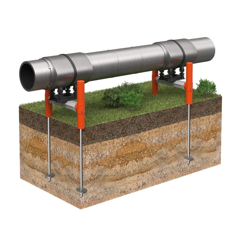 Öljy- ja kaasuputkisto ruuvipaalutueilla